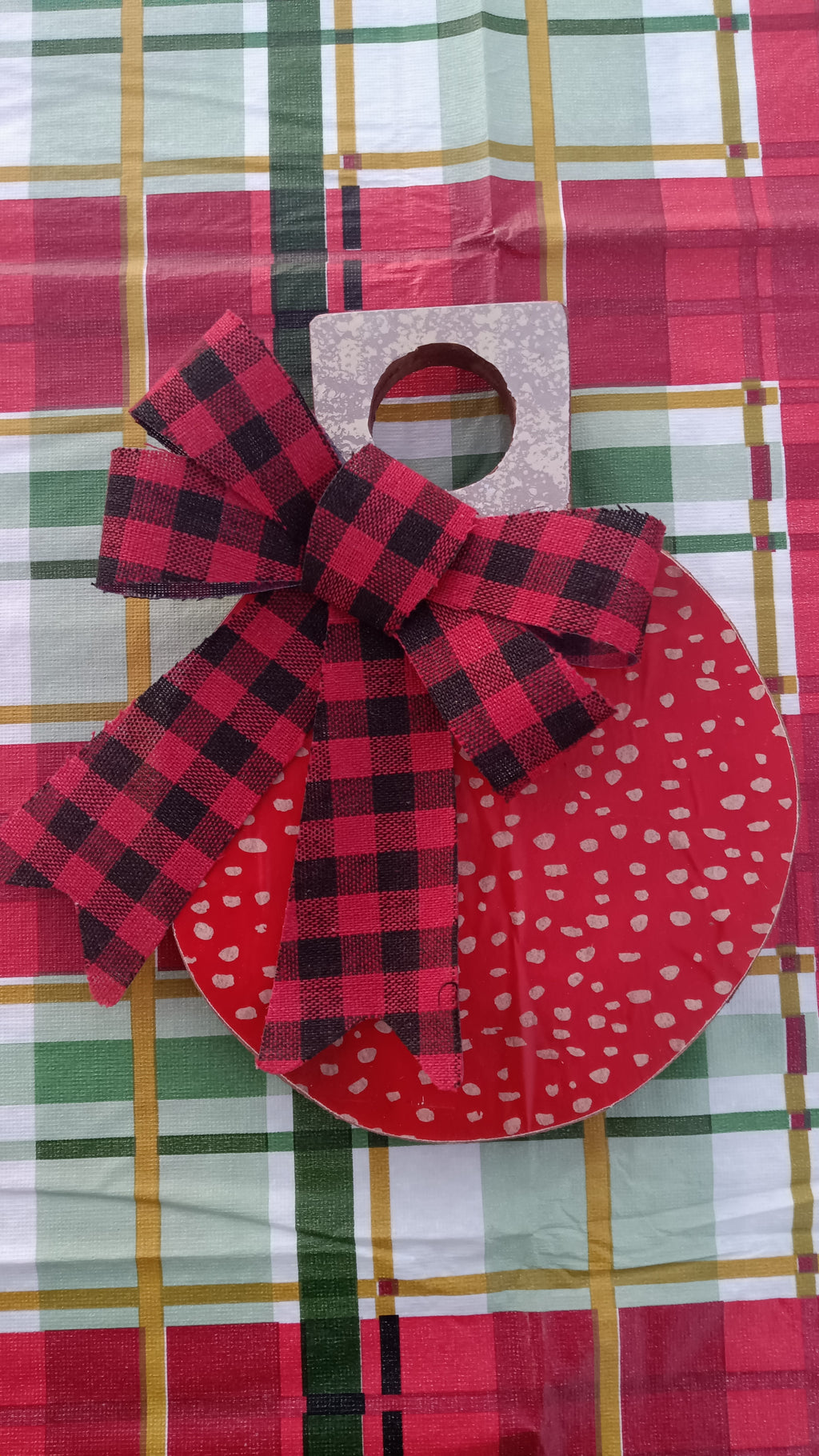 Handmade Christmas Ornaments! Polka Dot